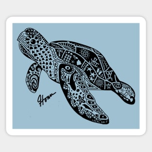 HI-50 Tribal Honu Sticker